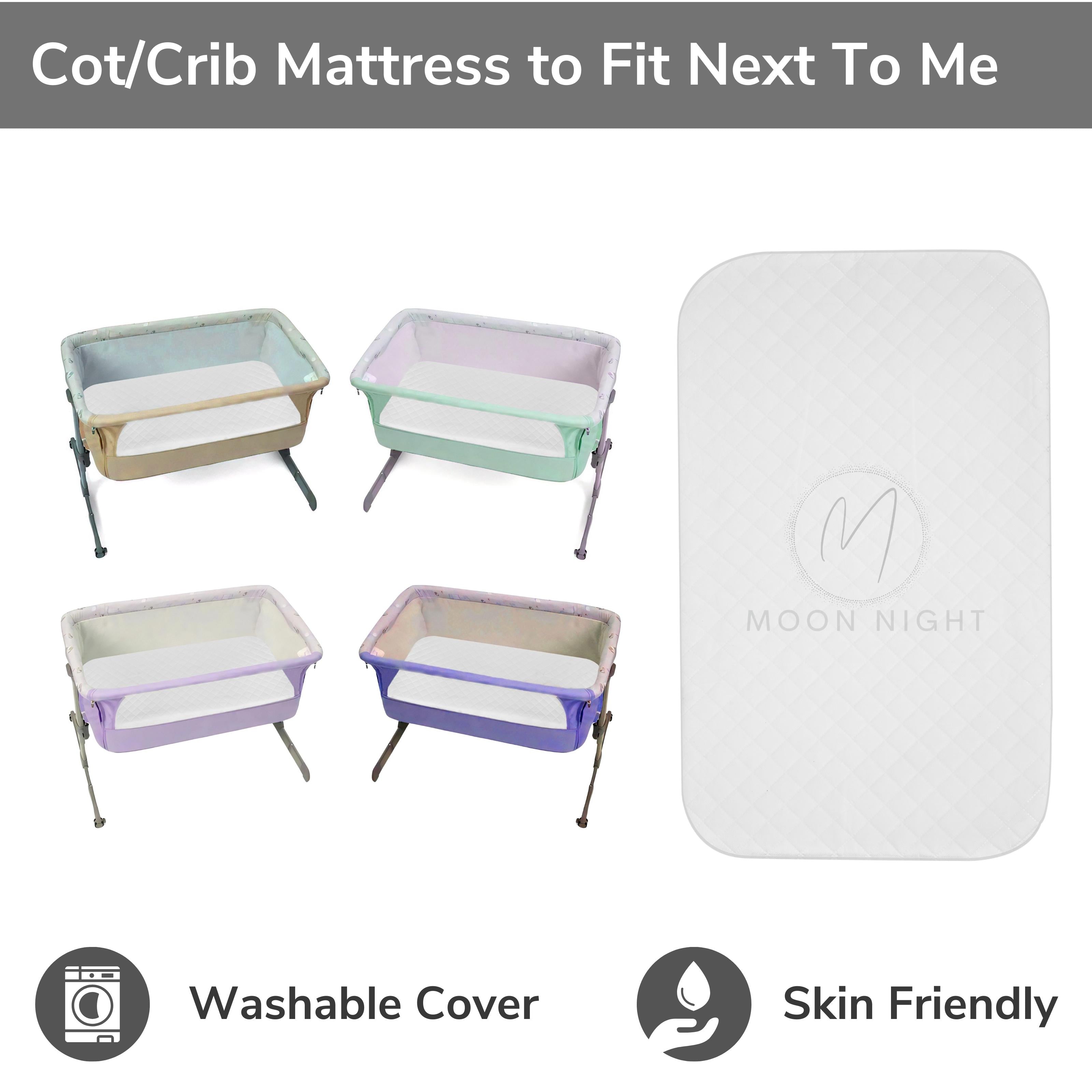 Next2Me Bedside Crib Mattress (With Zipper Cover)
